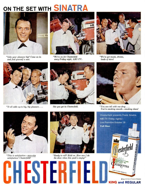 Advertising-Inspiration-“On-the-Set-with-SINATRA”-Chesterfield-1957Source Advertising Inspiration : “On the Set with SINATRA”, Chesterfield, 1957Source:...