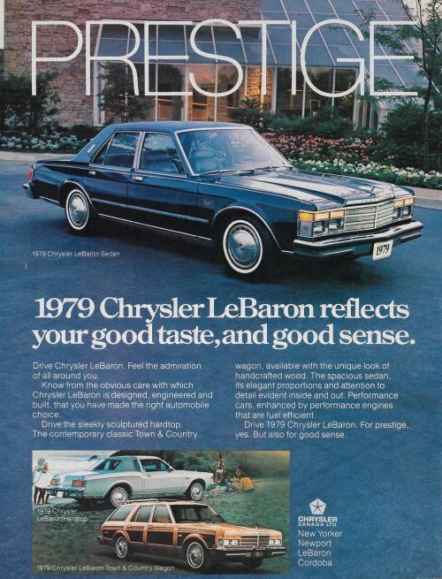Advertising-Inspiration-1979-Chrysler-LeBaron-adSource Advertising Inspiration : 1979 Chrysler LeBaron adSource:...