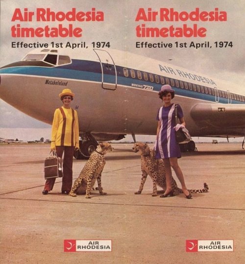 Advertising-Inspiration-Air-Rhodesia-ad-in-1974.-They-later Advertising Inspiration : Air Rhodesia ad in 1974. They later rebranded as Air...