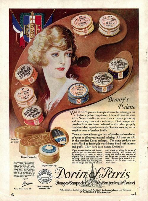 Advertising-Inspiration-Dorin-of-Paris-Cosmetics-ad-Photo-PlayApril-1922Source Advertising Inspiration : Dorin of Paris Cosmetics ad (Photo-Play/April 1922)Source:...