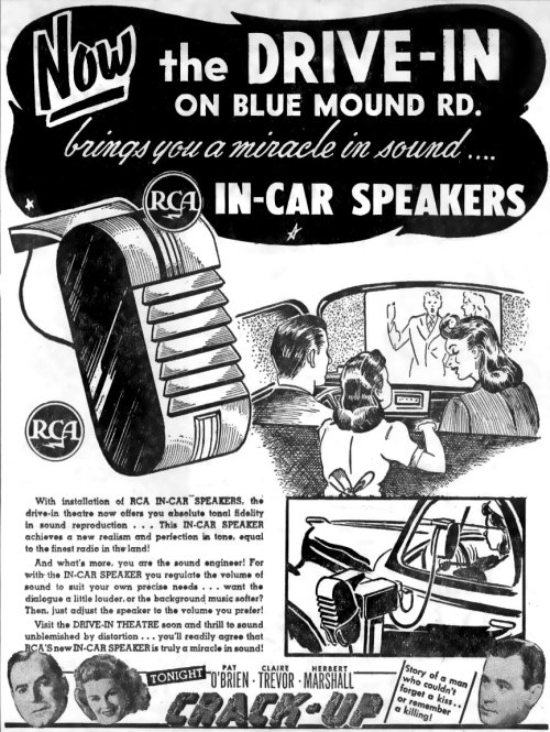 Advertising-Inspiration-Drive-In-In-Car-Speakers-RCA-1946Source Advertising Inspiration : Drive-In In-Car Speakers, RCA, 1946Source:...