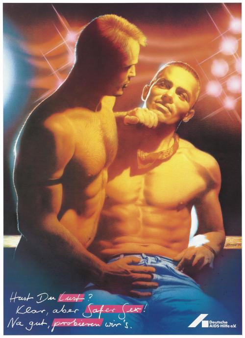 Advertising-Inspiration-German-safe-sex-ad-aimed-at-gay Advertising Inspiration : German safe sex ad aimed at gay men in 1990. “Have lust?...