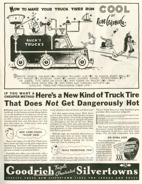 Advertising-Inspiration-How-to-make-your-truck-tires-run Advertising Inspiration : How to make your truck tires run COOL [Saturday Evening Post,...
