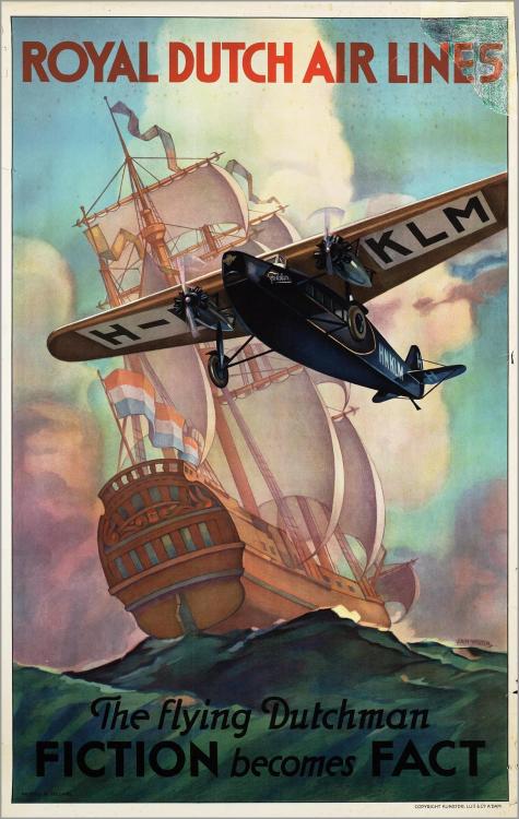 Advertising-Inspiration-KLM-Royal-Dutch-Airlines-ad-from-1933 Advertising Inspiration : KLM (Royal Dutch Airlines) ad from 1933 (X-Post...