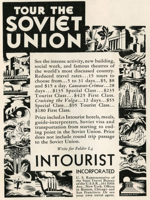 Advertising-Inspiration-Tour-the-Soviet-Union-1933Source Advertising Inspiration : Tour the Soviet Union [1933]Source:...