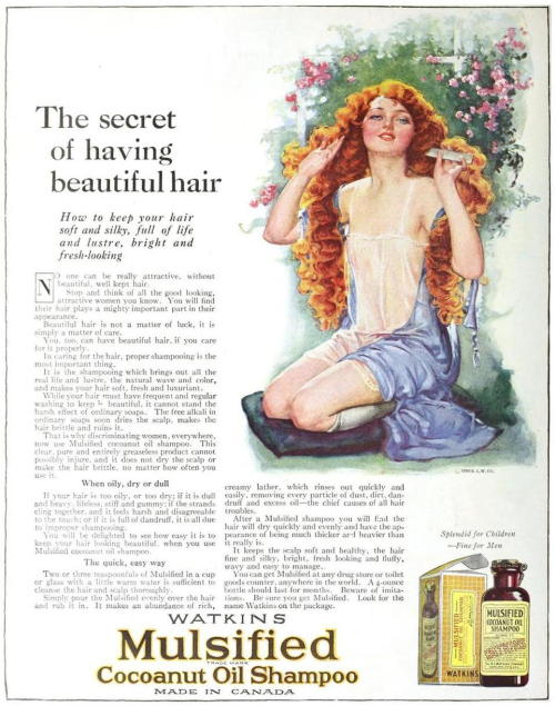 Advertising-Inspiration-Watkins-Mulsified-Cocoanut-Shampoo-Macleans-magazine Advertising Inspiration : Watkins Mulsified Cocoanut Shampoo - Macleans magazine -...