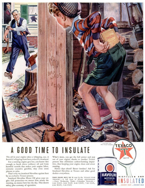 Advertising-Inspiration-“A-Good-Time-to-Insulate”-Havoline-Motor Advertising Inspiration : “A Good Time to Insulate”, Havoline Motor...