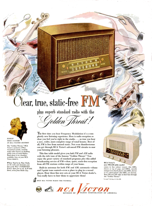 Advertising-Inspiration-“Clear-true-static-free-FM-plus-superb Advertising Inspiration : “Clear, true, static-free FM - plus superb standard radio...