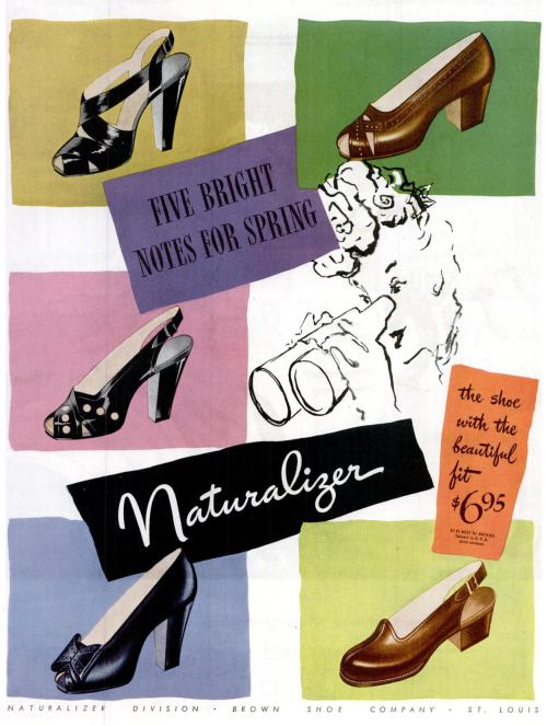 Advertising-Inspiration-“Five-Bright-Notes-for-Spring”-Naturalizer-Shoes Advertising Inspiration : “Five Bright Notes for Spring”, Naturalizer Shoes,...