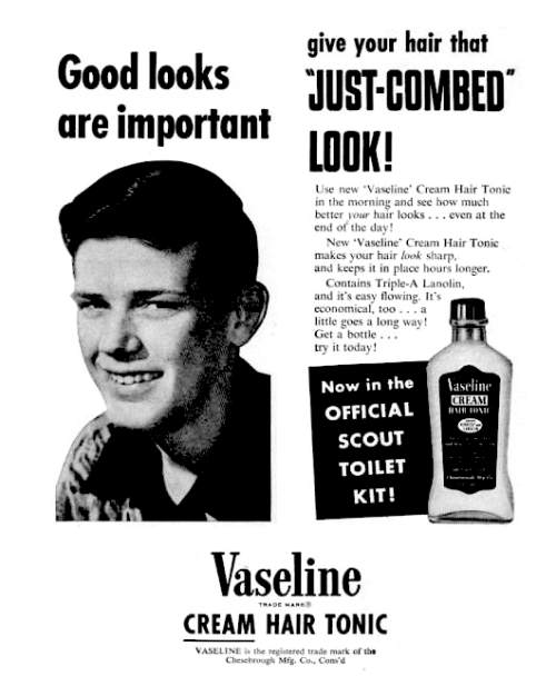 Advertising-Inspiration-“Good-Looks-are-Important”-Vaseline-Cream Advertising Inspiration : “Good Looks are Important” - Vaseline Cream Hair...