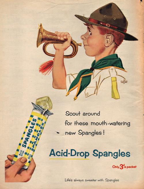 Advertising-Inspiration-“Scout-around-for-these-mouth-watering-new-Spangles Advertising Inspiration : “Scout around for these mouth-watering new Spangles!...