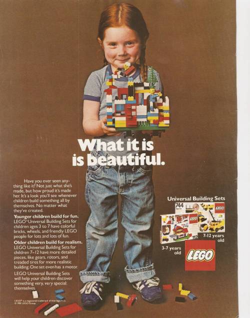Advertising-Inspiration-1981-LEGO-ad-“Help-your-children Advertising Inspiration : 1981 LEGO ad - “Help your children discover something...