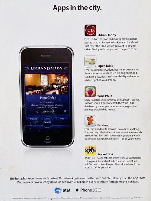 Advertising-Inspiration-Apple-iPhone-ad-from-2009-Gourmet-magazine Advertising Inspiration : Apple iPhone ad from 2009 Gourmet magazine. Not that old but...