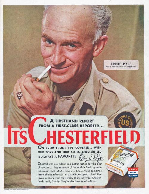 Advertising-Inspiration-Chesterfield-Cigarettes-LIFE-March-6-1944.Source Advertising Inspiration : Chesterfield Cigarettes (LIFE, March 6, 1944.)Source:...