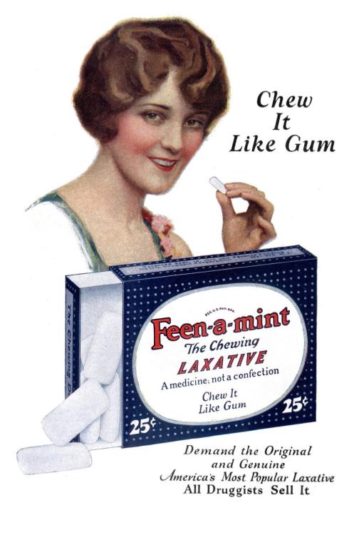 Advertising-Inspiration-Feen-a-mint-The-Chewing-Laxative-Flynn’s-Weekly Advertising Inspiration : Feen-a-mint: The Chewing Laxative - Flynn’s Weekly...