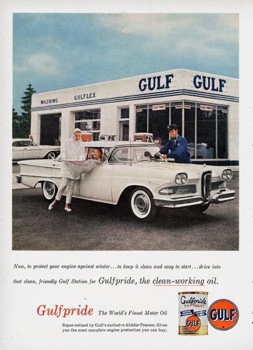 Advertising-Inspiration-Gulfpride-Oil-1958Source Advertising Inspiration : Gulfpride Oil (1958)Source:...