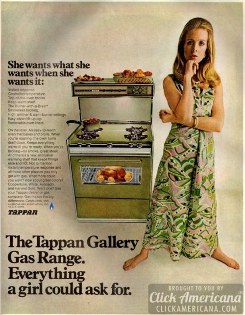 Advertising-Inspiration-The-Tappen-Gallery-Gas-Range-“Everything-a Advertising Inspiration : The Tappen Gallery Gas Range “Everything a girl could ask...