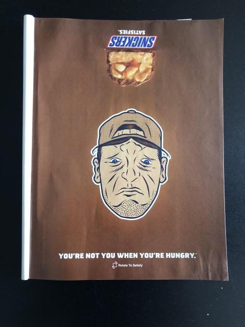 Advertising-Inspiration-You’re-not-you-when-you’re-hungry-ad Advertising Inspiration : You’re not you when you’re hungry ad by Snickers...