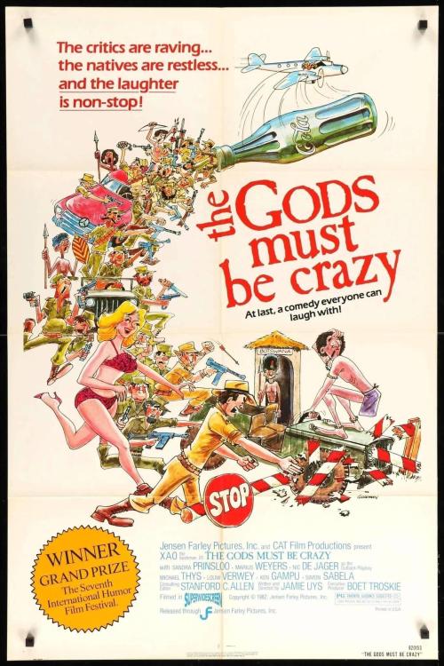 Advertising-Inspiration-1980-movie-poster-for-‘the-Gods-must Advertising Inspiration : 1980 movie poster for ‘the Gods must be...