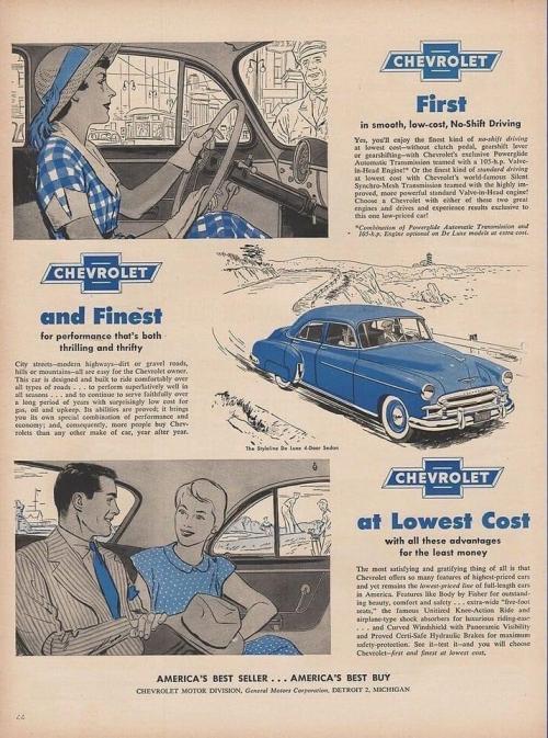 Advertising-Inspiration-Chevrolet-1950Source Advertising Inspiration : Chevrolet, 1950Source:...