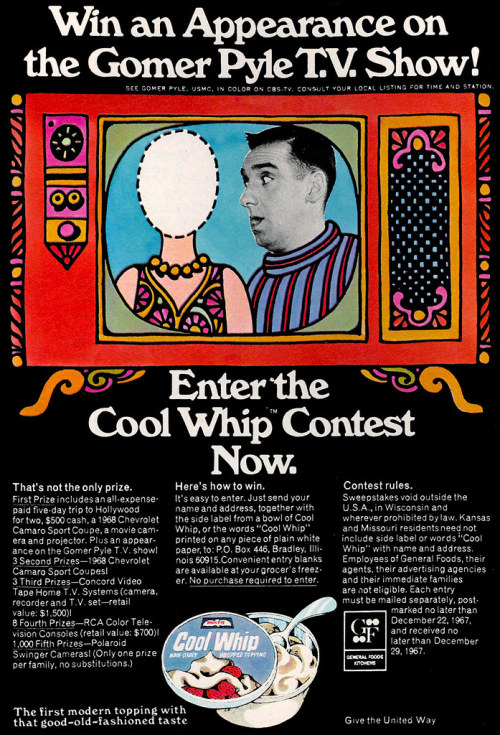 Advertising-Inspiration-Gomer-Pyle-and-Cool-Whip-1967Source Advertising Inspiration : Gomer Pyle and Cool Whip, 1967Source:...