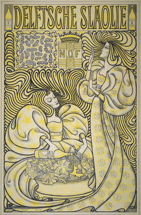 Advertising-Inspiration-Jan-Toorop-Ad-for-Delft-Salad Advertising Inspiration : Jan Toorop - Ad for Delft Salad Oil, 1894 [800x1219]Source:...