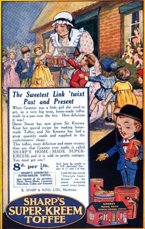 Advertising-Inspiration-The-sweetest-link-‘twixt-past-and-present Advertising Inspiration : The sweetest link ‘twixt past and present. 1923.Source:...