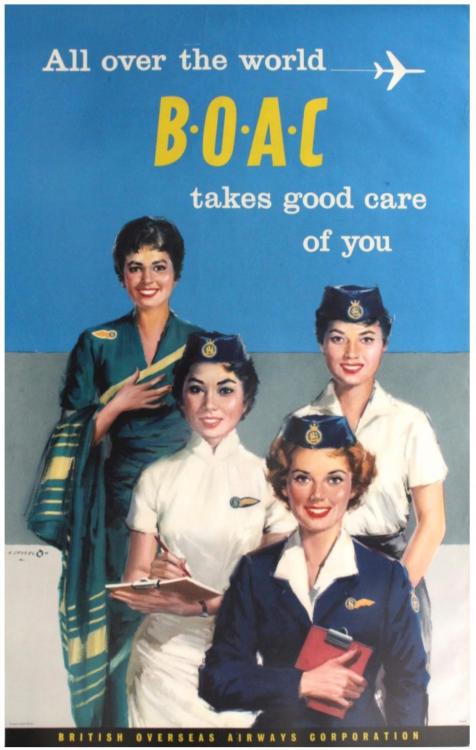 Advertising-Inspiration-U.-K.-1959-vintage-travel-advertising-poster Advertising Inspiration : U. K. 1959, vintage travel advertising poster: All over the...
