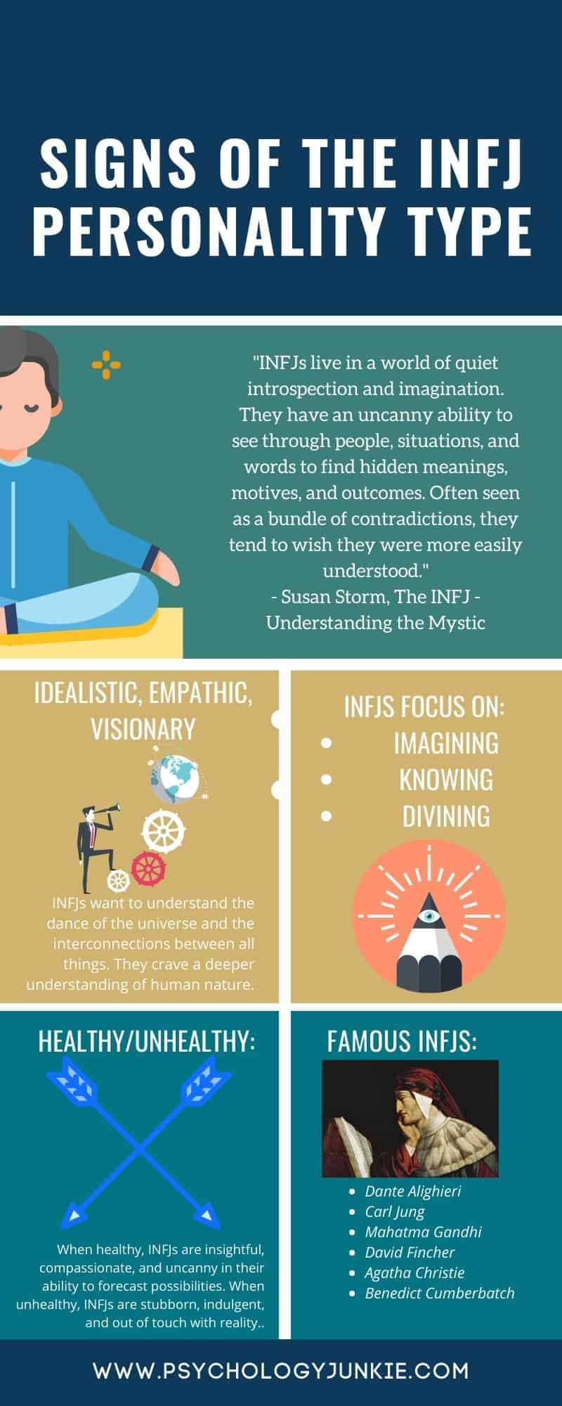 Infographic-24-Signs-That-Youre-an-INFJ-the-“Mystic” Infographic : 24 Signs That You’re an INFJ, the “Mystic” Personality Type
