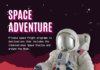 Advertising Infographics : Space Adventure – Facebook Ad Carousel for IT, Technology & E-commerce | Seedtale – The #1 editable design marketplace