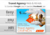 Advertising Infographics : Travel Agency Web & Facebook Banners Ads