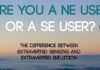 Infographic : Are You a Ne User or a Se User? The Difference Between Extraverted Sensing and Extraverted Intuition