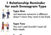 Infographic : CaliberU Enneagram on Instagram: “Hey everybody👋🏽! As you dive into next week, here’s a healthy relationship reminder for each #enneagram type. This post touches on the…”